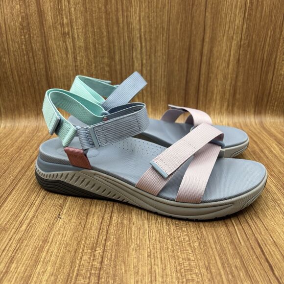 Dansko Women's Raquel Pastel Sports Sandals Size EU 41 US 10.5-11 Sky Multi - Picture 1 of 9
